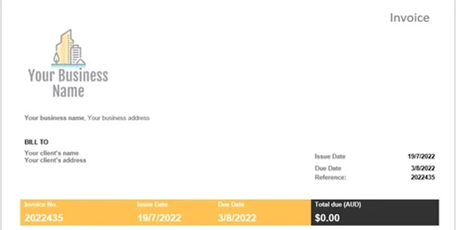 Cómo hacer un Invoice en USA - Encabezado o Parte Superior