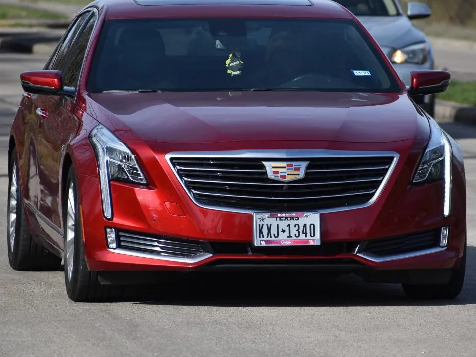 Carro con placas de
Houston, Texas